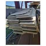 Large Lot of Vinyl Sheets and Misc Boards