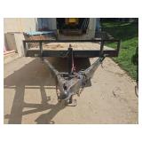 Heavy Duty Equipment Trailer with Chain Hitch 22