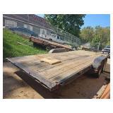 Heavy Duty Equipment Trailer with Chain Hitch 22