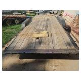 Heavy Duty Equipment Trailer with Chain Hitch 22