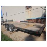 Heavy Duty Equipment Trailer with Chain Hitch 22