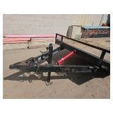 Heavy Duty Equipment Trailer with Chain Hitch 22