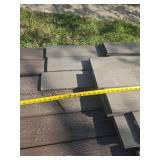 Grooved Gray Composite Decking Material ~ VINTAGE LINTERN