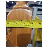 King Size Pine Headboard and Dresser Set