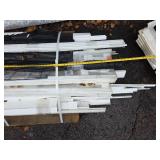 White Vinyl Fence Sections with Posts