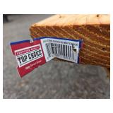 Lumber, Tin Metal, and Plastic pipe.