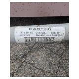 Lumber, Tin Metal, and Plastic pipe.