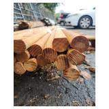 Premium Cedar Wood Dowels - Bulk Lot