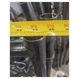 Black Chain Link Fence Gate - one gate, two pieces