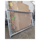 Galvanized Chain Link Fence Gate Panel - one gate, two pieces