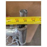 Galvanized Chain Link Fence Gate Panel - one gate, two pieces