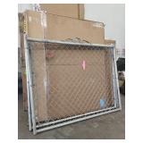 Galvanized Chain Link Fence Gate Frame - one fence two pieces
