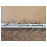 Galvanized Chain Link Fence Gate Frame - one fence two pieces