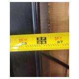 New Black Aluminum Frame Glass Door