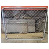 Chain Link Gate Panel with Metal Frame