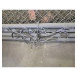 1 Industrial Metal Chain Link Gate 2 Piece