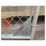 Industrial Racked Chain Link Fence Gate Panel for Small Hills