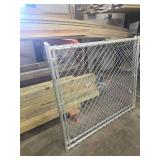 Set of 2 Chain Link Fence Gate Panel