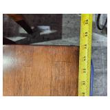 Wooden Ladder Back Chairs - Lot of 6 W/ Matching Table