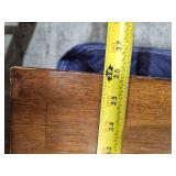 Wooden Ladder Back Chairs - Lot of 6 W/ Matching Table