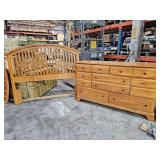 Full Size Headboard and Dresser