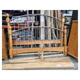 King Size Pine Headboard and Dresser Set