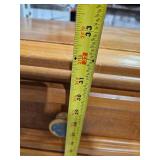 King Size Pine Headboard and Dresser Set