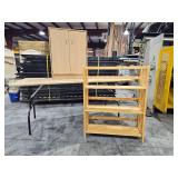 Shelf, Desk, and Bookshelf