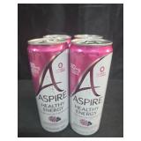 ASPIRE Healthy Energy, Calorie Burning, Zero Calorie, Zero Sugar Drink Raspberry + Acai 4-Pack