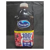 Ocean Spray 100% Juice Cranberry Cherry Juice Blend  64 fl oz Bottle