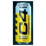 4pk C4 Carbonated Zero Sugar Energy Pre Workout Drink + Beta Alanine, Sparkling Arctic Snow Cone, 16 Fl Oz