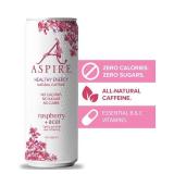 ASPIRE Healthy Energy, Calorie Burning, Zero Calorie, Zero Sugar Drink Raspberry + Acai 4-Pack