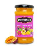 Keto Jam, No Sugar Added - Naturally Sweetened with Allulose and Stevia - Low Calorie and Vegan- Diabetic Friendly - Superfruit Spread - 8 oz / 240g (Mango & Passion) (Mango & Passion)