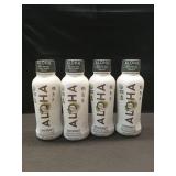 4 pk Aloha Organic Coconut Plant-Based Protein Powder 12 Oz