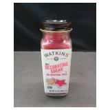 Watkins Gourmet Decorating Sugar  Red  4.78 oz (4/27)