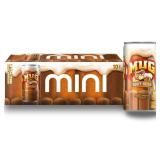 Mug Soda Root Beer Soda Pop, 7.5 fl oz, 10 Pack Mini Cans (BB 10-20-25)