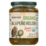 WOODSTOCK JALAPENO RELISH 16 OZ JAR
