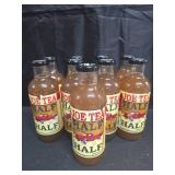 9 pack JOE TEA Half Lemon Tea Half Lemonade, 20oz glass bottles