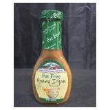 MAPLE GROVE FARMS OF VERMONT, FAT FREE MUSTARD DRESSING, HONEY DIJON, 8oz