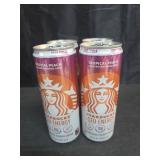 4pk Starbucks Iced Energy, Tropical Peach, Sparkling Energy Drink, 12 Fl Oz