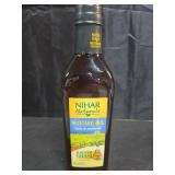 Nihar Naturals Kacchi Ghani Mustard Oil| Cold Pressed| 100% Pure Mustard Oil| For Skin, Hair Care & Body Massage| Enriched with Omega 3 & Natural Anti-Oxidants| 33.8 Fl.oz.