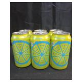6pk Poppi Lime Ginger Prebiotic Soda, 12oz