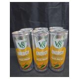 V8 +Energy Peach Mango Juice Energy Drink  8 fl oz Can  6 Count
