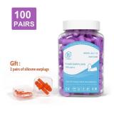LYSIAN Slim Size Foam Ear Plugs for Small Ear Canals Women, Kids, 100 Pairs, 35dB SNR Noise Canceling Earplugs for Sleeping, Work and Study (Purple) - Retail: $13 LYSIAN Slim Size Foam Ear Plugs for Small Ear Canals Women, Kids, 100 Pairs, 35dB SNR Noise Canceling Earplugs for Sleeping, Work and Study (Purple) - Retail: $13