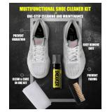 COZGO Shoe Cleaner Kit for Sneaker, Water-Free Foam Sneaker Cleaner 5.3Oz with Shoe Brush and Shoe Cloth,Work on White Shoe,Suede,Boot,Canvas,PU,Fabric,etc - Retail: $10 COZGO Shoe Cleaner Kit for Sneaker, Water-Free Foam Sneaker Cleaner 5.3Oz with Shoe Brush and Shoe Cloth,Work on White Shoe,Suede,Boot,Canvas,PU,Fabric,etc - Retail: $10