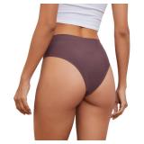 GREENBAA No Show High Rise Bikini Panties Women GREENBAA No Show High Rise Bikini Panties Women