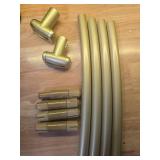 YNL Curved Shower Curtain Rod 35-82In(2.9-6.8Ft), Gold Round Rustproof Shower Rod for Bathroom Bathtub, Adjustable Arched Shower Curtain Rod, Never Rust|Extra Space|Non-Slip|Expandable|Need to Drill.  YNL Curved Shower Curtain Rod 35-82In(2.9-6.8Ft), Gold Round Rustproof Shower Rod for Bathroom Bathtub, Adjustable Arched Shower Curtain Rod, Never Rust|Extra Space|Non-Slip|Expandable|Need to Drill.