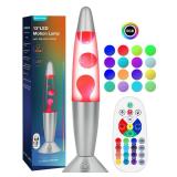 17 Colors Changing Liquid Motion Lamp with Remote: 13.5\ LED Night Light for Kids Adults - Relaxing Table lamp for Bedroom Office - Glitter Mood Lighting for Home Decor Christmas Decorations Indoor -  17 Colors Changing Liquid Motion Lamp with Remote: 13.5\ LED Night Light for Kids Adults - Relaxing Table lamp for Bedroom Office - Glitter Mood Lighting for Home Decor Christmas Decorations Indoor -