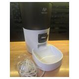 *Damaged, See Photo* IMIPAW Automatic Cat Feeders, 3L Timed Cat Dry Food Dispenser, Dual Power Supply, Programmable Portion Size, Auto Pet Feeder for Cats and Small Dogs - Retail: $37 *Damaged, See Photo* IMIPAW Automatic Cat Feeders, 3L Timed Cat Dry Food Dispenser, Dual Power Supply, Programmable Portion Size, Auto Pet Feeder for Cats and Small Dogs - Retail: $37