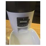 *Damaged, See Photo* IMIPAW Automatic Cat Feeders, 3L Timed Cat Dry Food Dispenser, Dual Power Supply, Programmable Portion Size, Auto Pet Feeder for Cats and Small Dogs - Retail: $37 *Damaged, See Photo* IMIPAW Automatic Cat Feeders, 3L Timed Cat Dry Food Dispenser, Dual Power Supply, Programmable Portion Size, Auto Pet Feeder for Cats and Small Dogs - Retail: $37